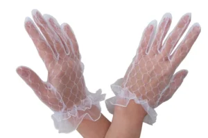 ladies victorian lace gloves