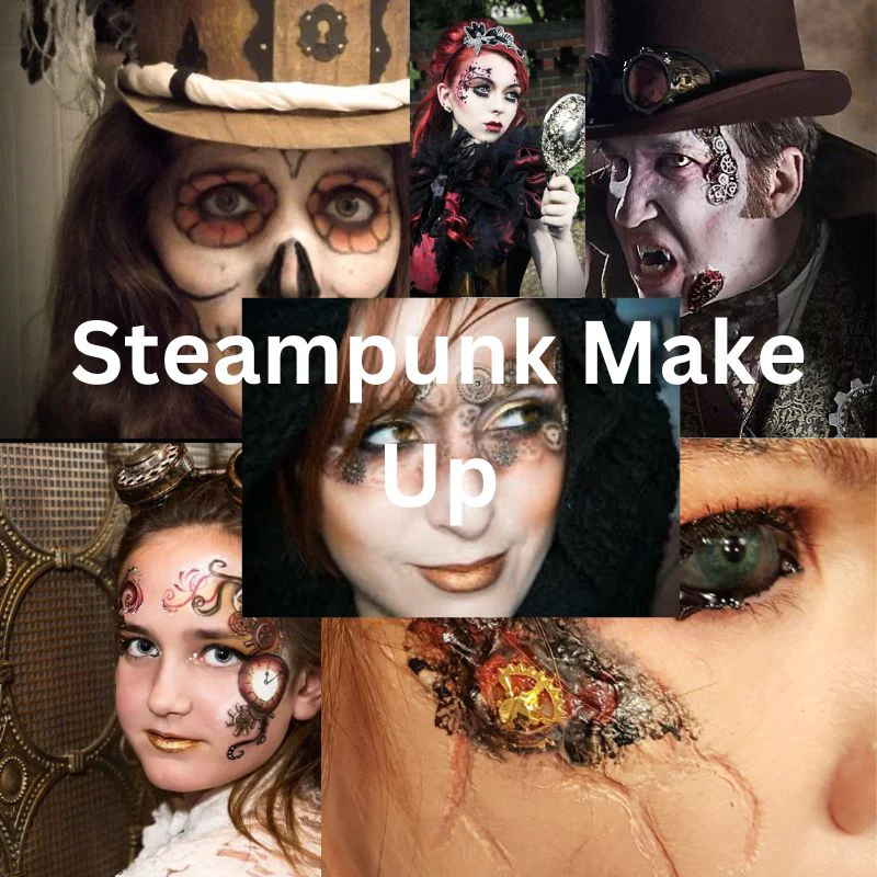 steampunk robot face paint